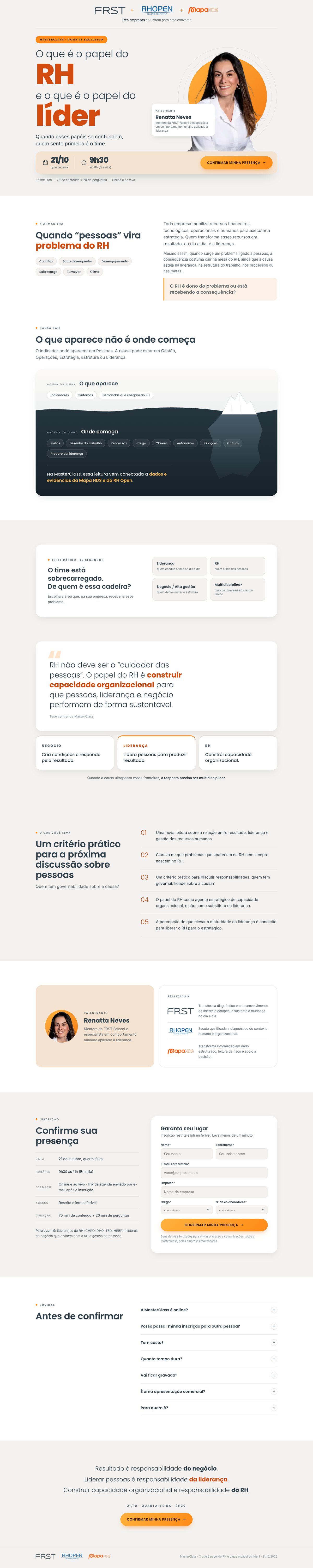 Full-page screenshot of the landing page — HDS Map — MasterClass